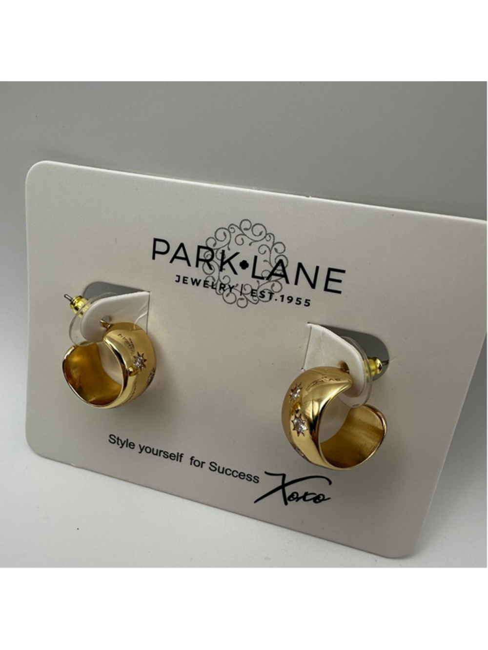 Gold Tone Hoop Earrings